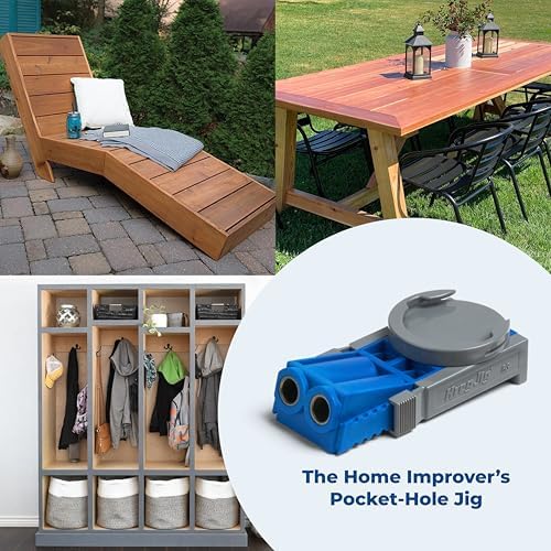 Kreg R3 Jr. Portable Pocket-Hole Jig pour Travaux en Bois - Facile à Clipser et à Adaptrer - Inclus Rampes de Positionne