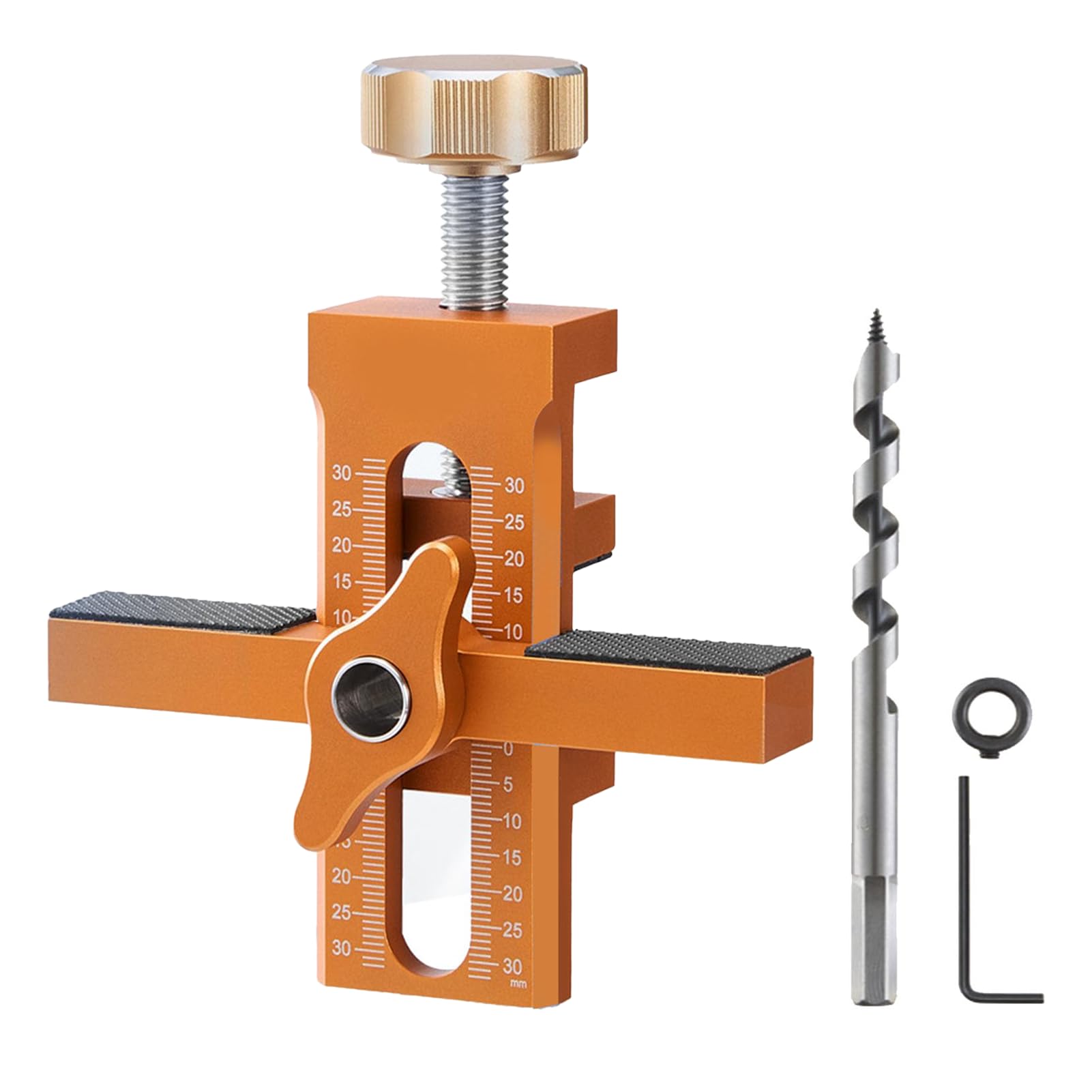Cabinet Door Mounting Jig pour Meubles en Alliage d'Aluminium, Positionneur de Porte de Cuisine avec Perceuse à Fente de
