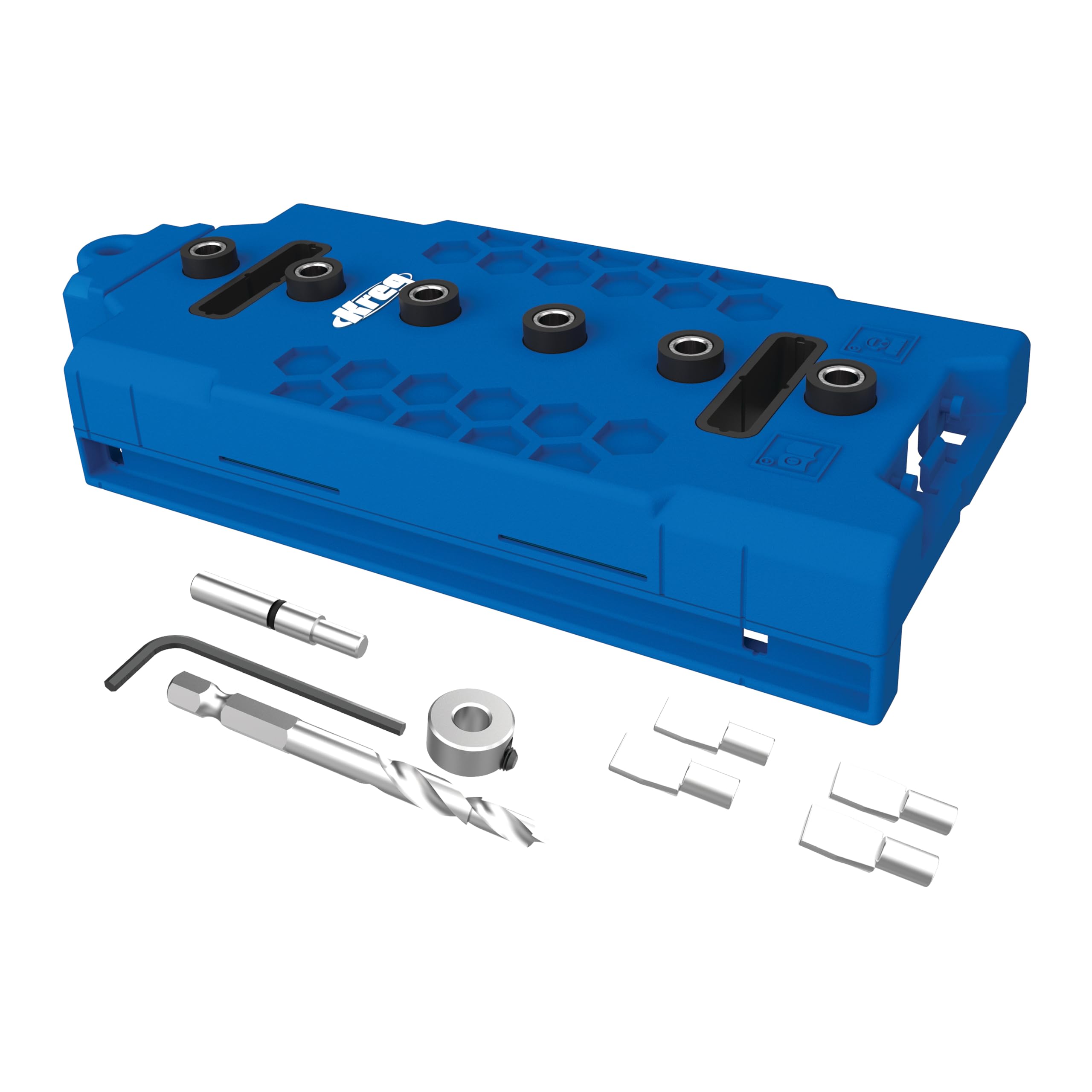 Kreg KMA3232 Shelf-Pin Jig - Outils et accessoires de charpentier - Étagement en acier renforcé - Guides de forage pour 