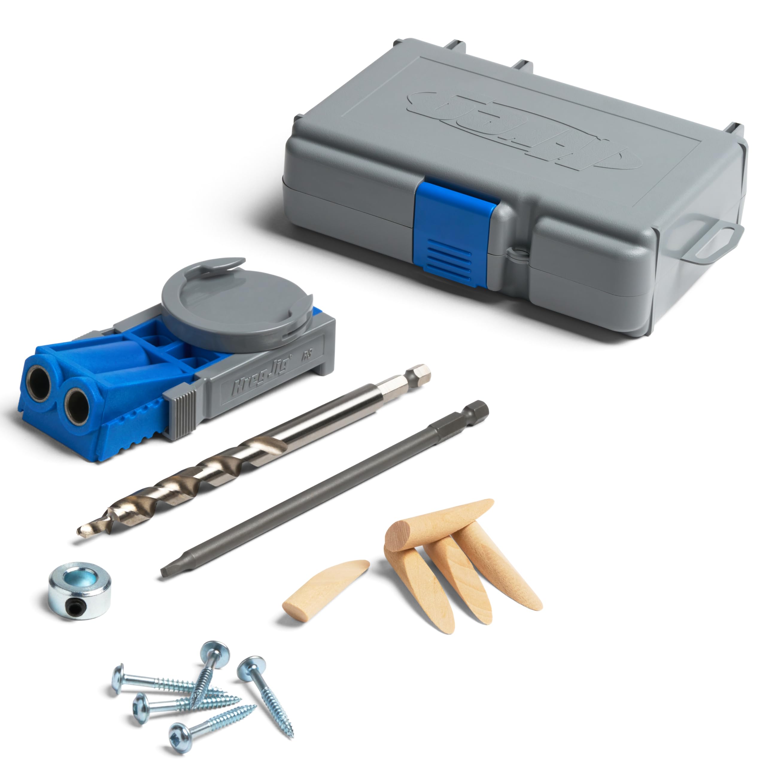Kreg R3 Jr. Portable Pocket-Hole Jig pour Travaux en Bois - Facile à Clipser et à Adaptrer - Inclus Rampes de Positionne